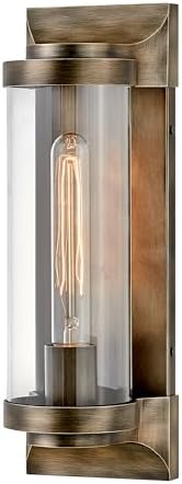 Hinkley Pearson One Light 5W Med. LED Outdoor Medium Wall Mount Lantern, Burnished Bronze