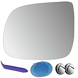 EAP Driver Side Mirror Glass Compatible with Audi 2009 – 2017 Q5, 2014 – 2017 SQ5, 2010 – 2015 Q7, Heated Without Auto Dimming 8R0857535F 8R0857535C 8R0857535E 8R0857535B
