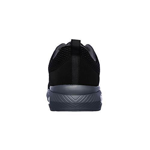 Skechers Herren Dyna-air Sneaker, Black Mesh Charcoal Trim, 39.5 EU – Ansicht 3