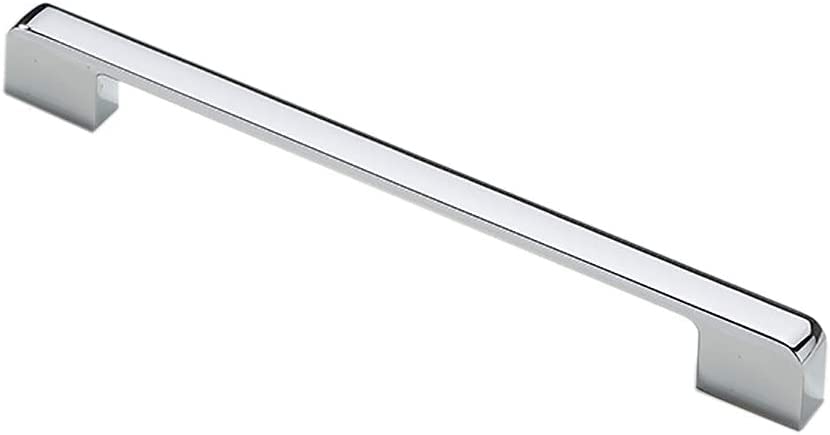 Poignées en T de 192 mm en alliage de zinc chromé poli Unifizz pour meubles de cuisine lot de 5