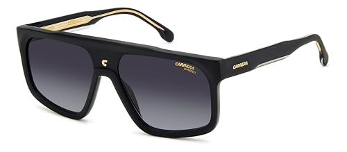 Carrera Casual Squared Sunglasses, Matte Black/Grey Shaded, 59/16/145