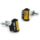 iGame Film Roll Cuff Links Vintage Camera Design Quality Brass Cufflinks With Gift Box