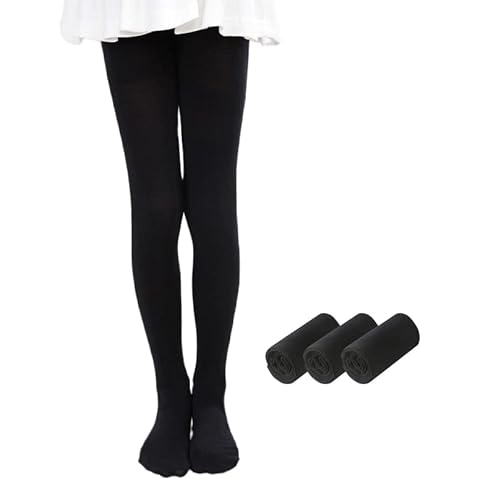 Smilore 3 Pack Girls Microfiber Tights Cover
