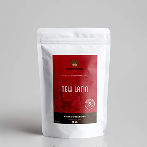 Brown Bear New Latin Espresso, Café En Grano, Tostado Oscuro, 227 g Dark Roast Coffee Beans