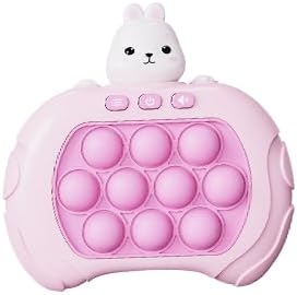 Quick push Electronic Pop It Game,Pop it Fidget Toy,Light Up Pop It,Quick Push Game Console,Handheld Game( Bunny)