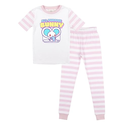 Bioworld All Purpose Bunny Pajama Set Short Sleeve Girls