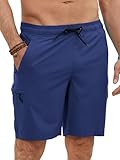 【Système de Rangement Intelligent à 4 Poches】：Emportez l'essentiel en toute sérénité ! Ce plage short homme dispose de deux poches avant zippées, d'une poche cargo latérale droite zippée pour une sécurité absolue (clés, téléphone, portefeuille), et d'une poche latérale gauche à fermeture Velcro pour un accès rapide et facile à vos petits objets