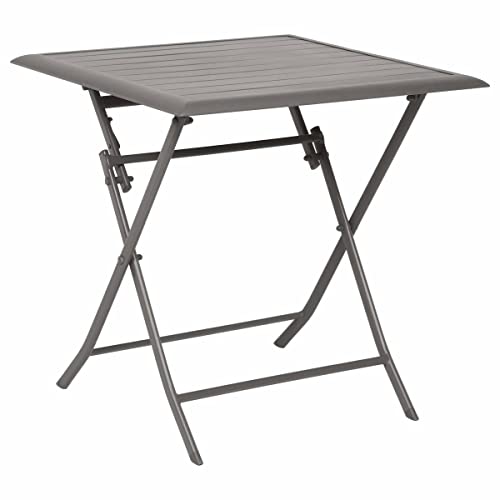 Hespéride - Table de Jardin Pliante carrée Azua Tonka