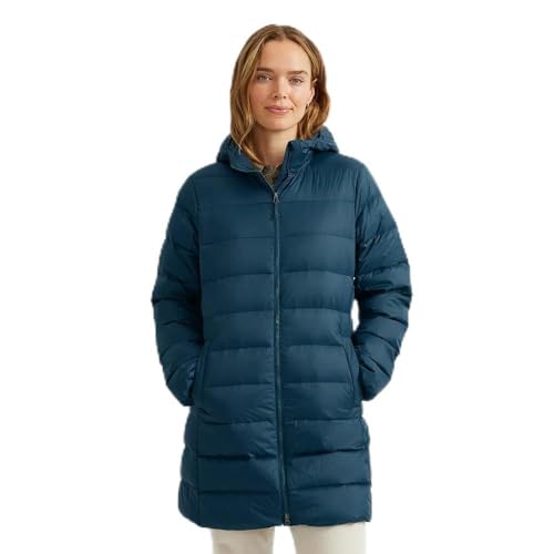 Eddie Bauer Women's CirrusLite Down Parka, Marine, Large