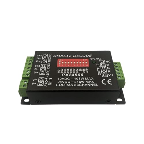 Subcontrolador PX24506 DMX512 para ingeniería de iluminación 6