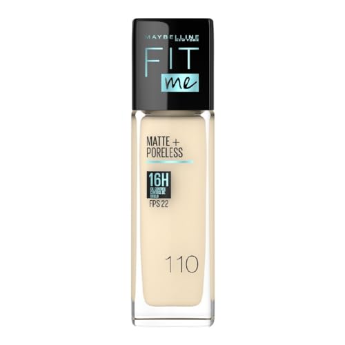 Rostro, Home Maybelline Base de maquillaje matificante Fit Me Matte, tono 125 Nude Beige, 110g