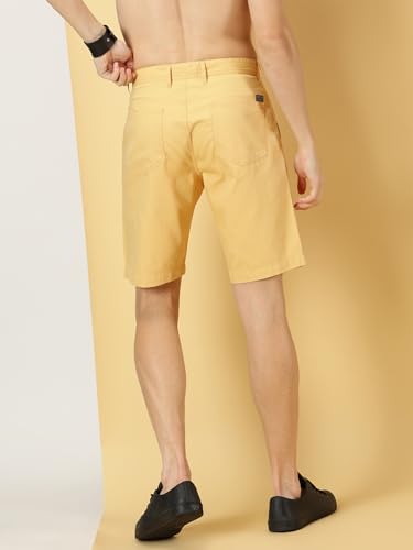 Image of Thomas Scott Men's | Solid | Chino Shorts | Regular Fit | Cotton Elastane | Above Knee | Casual Short