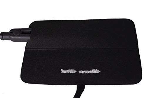 Extreme Heat Protection Safety Mat with Storage Pouch for GHD Hair Straighteners and Tongs etc (Black)