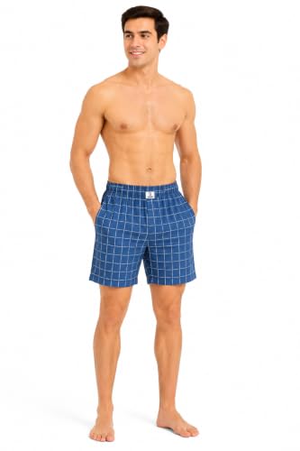 Image of Longies Men's Cotton Printed Regular Boxer Shorts