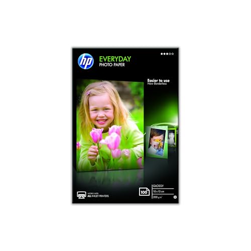 Boîte de 100 feuilles de papier photo Everyday brillant 10x15, 200 g/m²