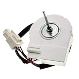 Moliuoly 50240401000Q Kühlschrank Lüftermotor ZWF-02-4 DC12V 4W 2100 U/min aus ABS Metall, energiesparend und geräuscharm, kompatibel mit Chef und Avanti