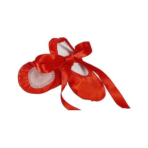 YILEEGOO Satin Split Sole Ballet Shoes Cover