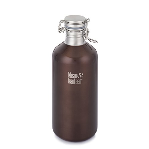 Klean Kanteen Single Wall Stainless Steel Growler with Leak Proof Stainless Steel Swing Lok Cap