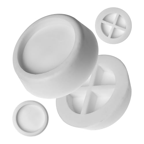 Schwingungsdämpfer für Elektro-Großgeräte, 4 Stück, in Weiß, aus Gummi, Anti Vibrationsdämpfer für bis zu Ø 45 mm Füße, universal Antivibrationsmatte Waschmaschine, Trockner Antirutschmatte Schwingungsdämpfer für Elektro-Großgeräte, 4 Stück, in Weiß, aus Gummi, Anti Vibrationsdämpfer für bis zu Ø 45 mm Füße, universal Antivibrationsmatte Waschmaschine, Trockner Antirutschmatte