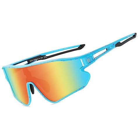 DUCO Polarized Sports Sunglasses for Cycling Cover