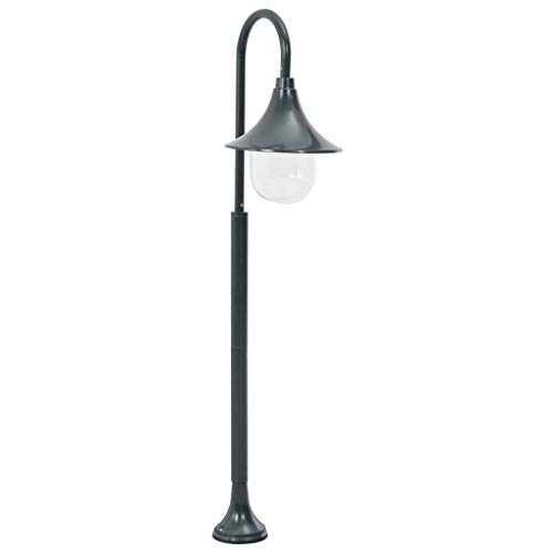 Preisvergleich Produktbild vidaXL Pollerleuchte Dunkelgrün Gartenleuchte Standleuchte Außenleuchte Lampe