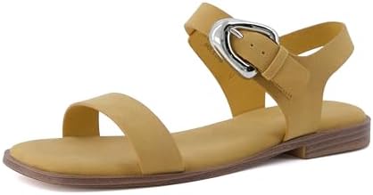 CUSHIONAIRE Cello Women's Ankle Strap Sandal With Cushioned Footbed and Adjustable Buckle