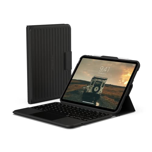 Urban Armor Gear Uag Designed For Ipad 10.9" 10Th Gen 2022 Case With Keyboard Black/Ash English Rugged Bluetooth Wireless Keyboard Multi-Touch Trackpad Protective Folio Cover #TOP10