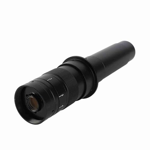 Objectif à monture C zoom 300X réglable pour une inspection de précision sur microscope de mesure