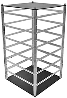 DBM IMPORTS Pendientes giratorios de 17 pulgadas de alto x 10 pulgadas de ancho x 10 pulgadas de largo 360 pendientes para encimera con capacidad