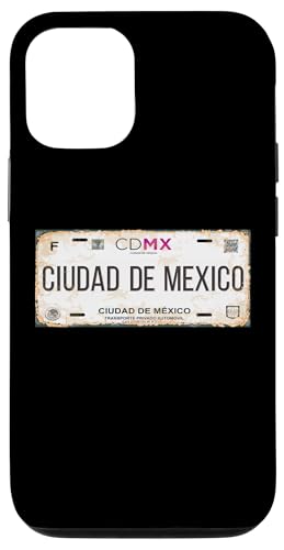 Ciudad de Mexico License Plate Mexican Travel Vacation Beach �X�}�z�P�[�X iPhone 12/12 Pro �p