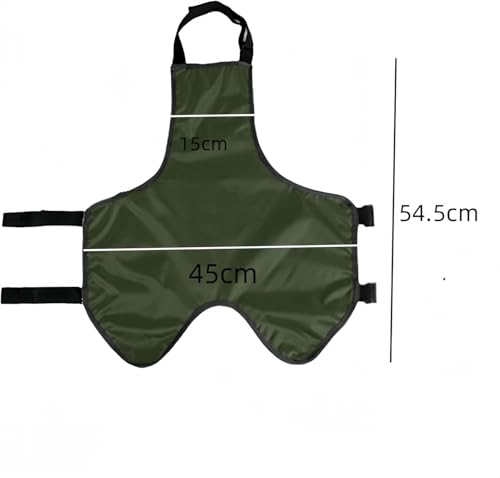 CAASFOOY Bauchschutz für Hunde, Bauchband, Lätzchen, warme Weste, Polyester, grün, Large, Sommer, Wasserfest, Kühlung und Belüftung