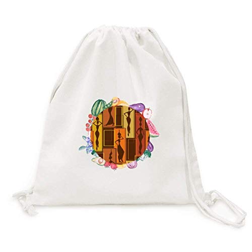 Sac en tissu pliable femmes noires art de l'afrique idéal pour le marché