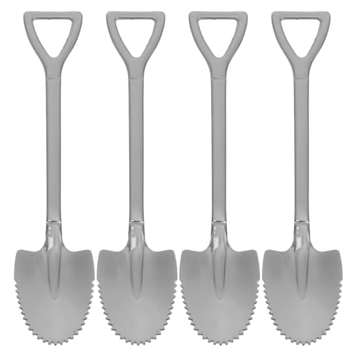 GLEAVI CuillèRe À Fruits En Acier Inoxydable 15.7 Cm Bords DenteléS CuillèRe À Racler Pour Melon PastèQue Outil De Cuisine Facile À Nettoyer