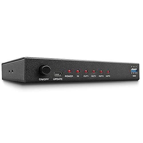 LINDY HDMI 4K Splitter 4 Port 3D 2160p30 HDTV up to 1080p und 4K 36/12 Bit HDCP 1.4