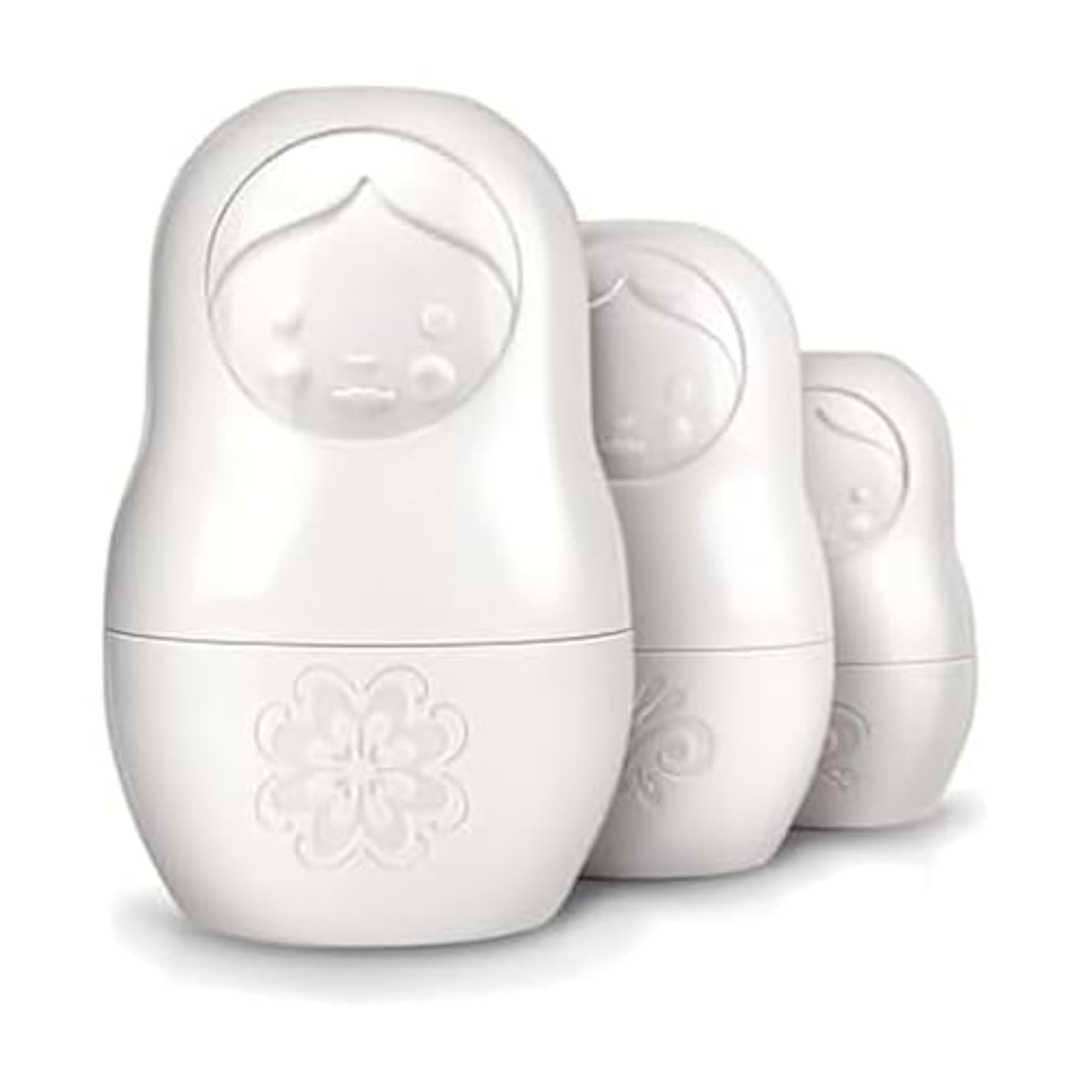 White Matryoshka Dry Measuring Cups, Set of 6