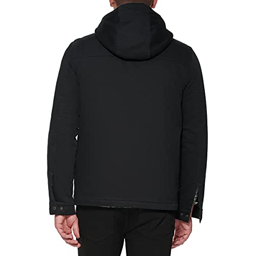 Image of Levi's Men's Legacy Washed Cotton Hooded Military Jacket