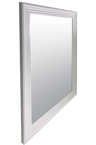 MirrorOutlet Modern White Wall Mirror - Large Size, Rectangular Decorative For Lounge, Dining Room, Bathroom Bedroom, and More - 3ft6X2ft6 1060X756mm (31mm deep), LG515 - Cosy Home Interiors MirrorOutlet Modern White Wall Mirror - Large Size, Rectangular Decorative For Lounge, Dining Room, Bathroom Bedroom, and More - 3ft6X2ft6 1060X756mm (31mm deep), LG515 - Image 6