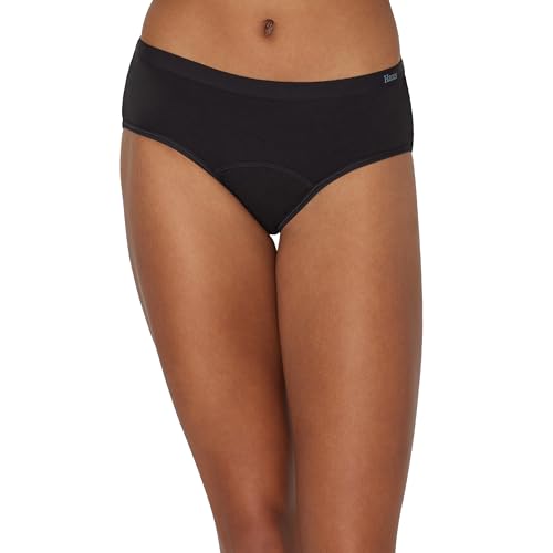 Hanes Women's Comfort, Hipsters, Super Leaks Post-partum & Period Underwear, 3-Pack2