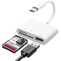 3-in-1 SD + microSD + USB 3.0 Type A Adapter with USB-C Cable Connector only