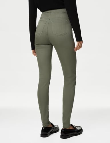 Image of Marks & Spencer Womens Light Wash High Rise Skinny Fit Jegging