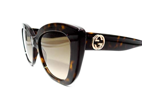 Gucci GG0327S - 002 Sunglasses Tortoise w/Brown Lens 52mm3