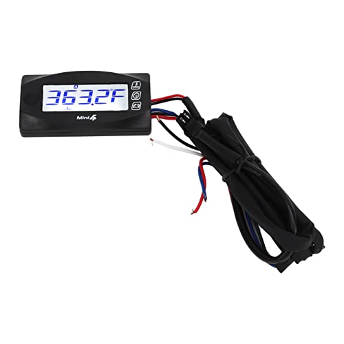Thermomètre pour moto numérique LCD universel vitesse tension température huile ABS