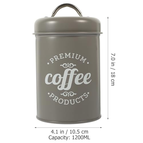 Recipiente de café hermético que conserva el aroma con tapa de silicona ligera 3