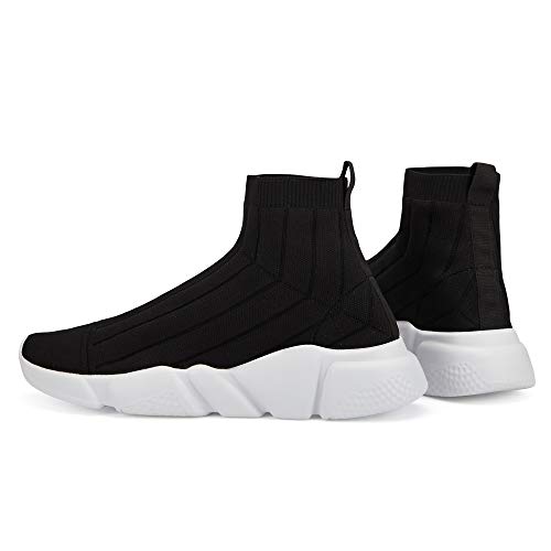 Image of Casbeam Men's Running Knit Comfortable Lightweight Breathable Casual Sports Shoes Fashion Sneakers Slip-On Walking Shoes