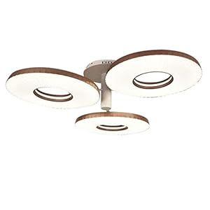 XYZMDJ LED Acrylique Lustre with3 Lumières Encastré Montage Moderne Plafonnier Luminaire Hôtel Bureau Salon Chambre Cuisine (Color : A)