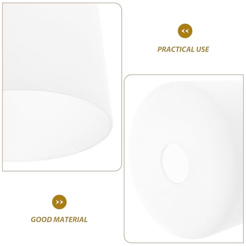 Pantalla cilíndrica blanca E27 resistente a impactos para iluminar el hogar 3
