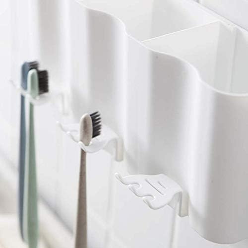 Toilet Toothbrush Rack Storage Toothbrush Holder Mouthwash Cup Set Brushing Cup Shelf Suction Wall Mounted Free Punch