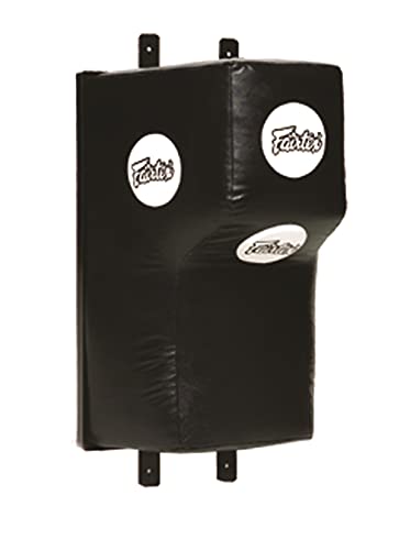 Fairtex Uppercut & Hook Wall Unit, Leather Mount Hook and Punching Bag - Mounted Boxing Bag for Muay Thai, MMA, Kickboxing