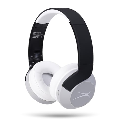 Altec Lansing Kid Safe Noise Cancelling Wireless Headphones 15H Battery, 85dB Volume Limit, Foldable Design Powerful Sound, Active Noise Cancellation Perfect for Kids Ages 7+