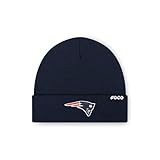 FOCO Men's New England Patriots NFL Logo Basic Beanie Hat, Team Color